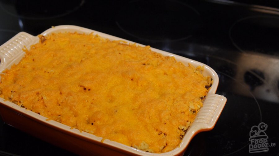 Cooked hashbrown casserole