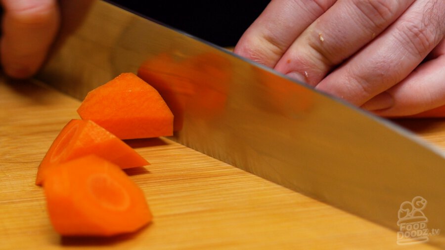Cutting the carrot